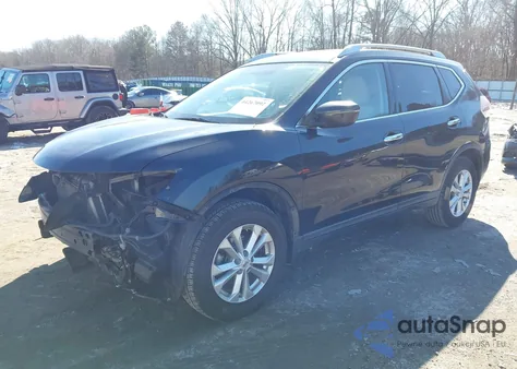 2016 Nissan Rogue Sv z USA, uszkodzony, nr VIN KNMAT2MT3GP599716